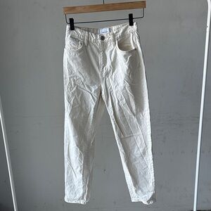 Current/Elliott Off-White Denim Jeans